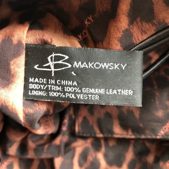 B. Makowsky Black, butter soft handbag - Picture 10 of 11